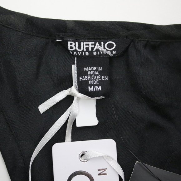 NWT Buffalo David Bitton Womens Medium Dotted Sleeveless Top - Picture 4 of 5